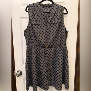 Fashion to Figure Black and White Geometric Mini Dress